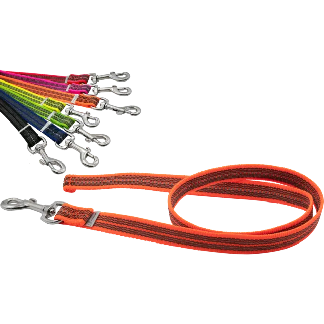 Herm Sprenger 59230-2 hondenriem zwart 200 cm grip