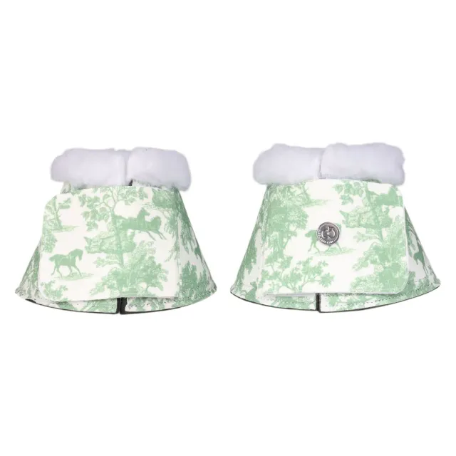 Dapplebay Equestrian Toile springschoenen groen/wit M