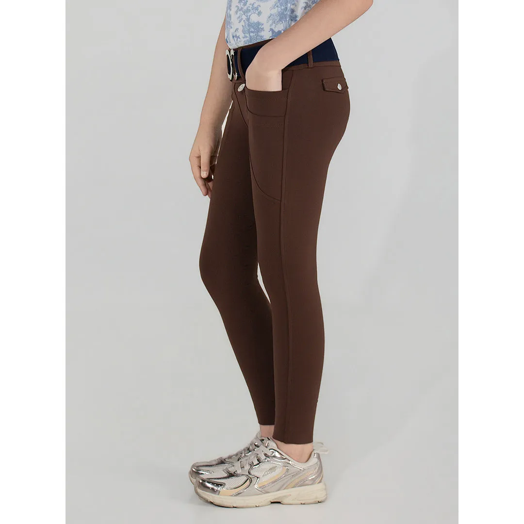 Dapplebay Essential kinder rijlegging Chestnut siliconen full seat