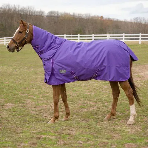 TuffRider Comfy Winter 600D winterdeken combihals zwart 200g