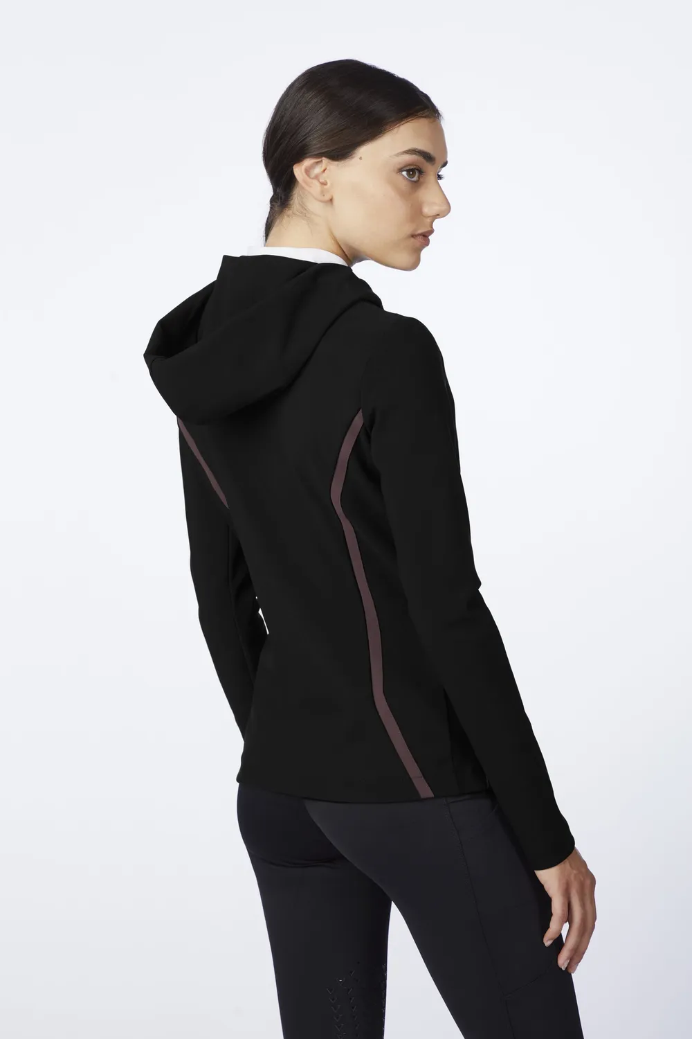 Vestrum Cassiopea hoodie dames zwart met capuchon