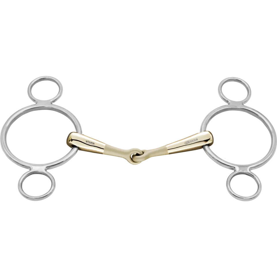 HS Sprenger Turnado 3-Ring Paardenbit 16 mm 135 mm Sensogan