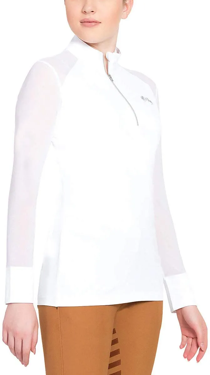 Equine Couture Erna EquiCool rijshirt wit lange mouw