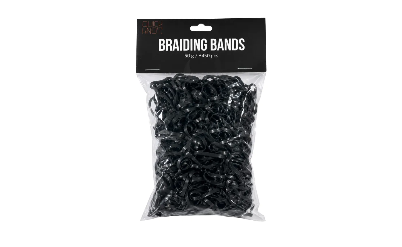 Quick Knot vlechtbandjes breed elastisch
