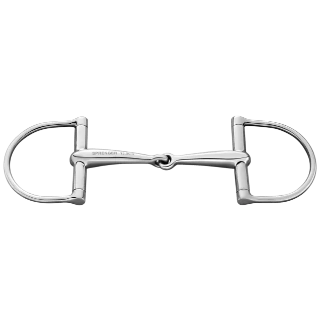 HS Sprenger D-ring bit enkel gebroken 16 mm 135 mm