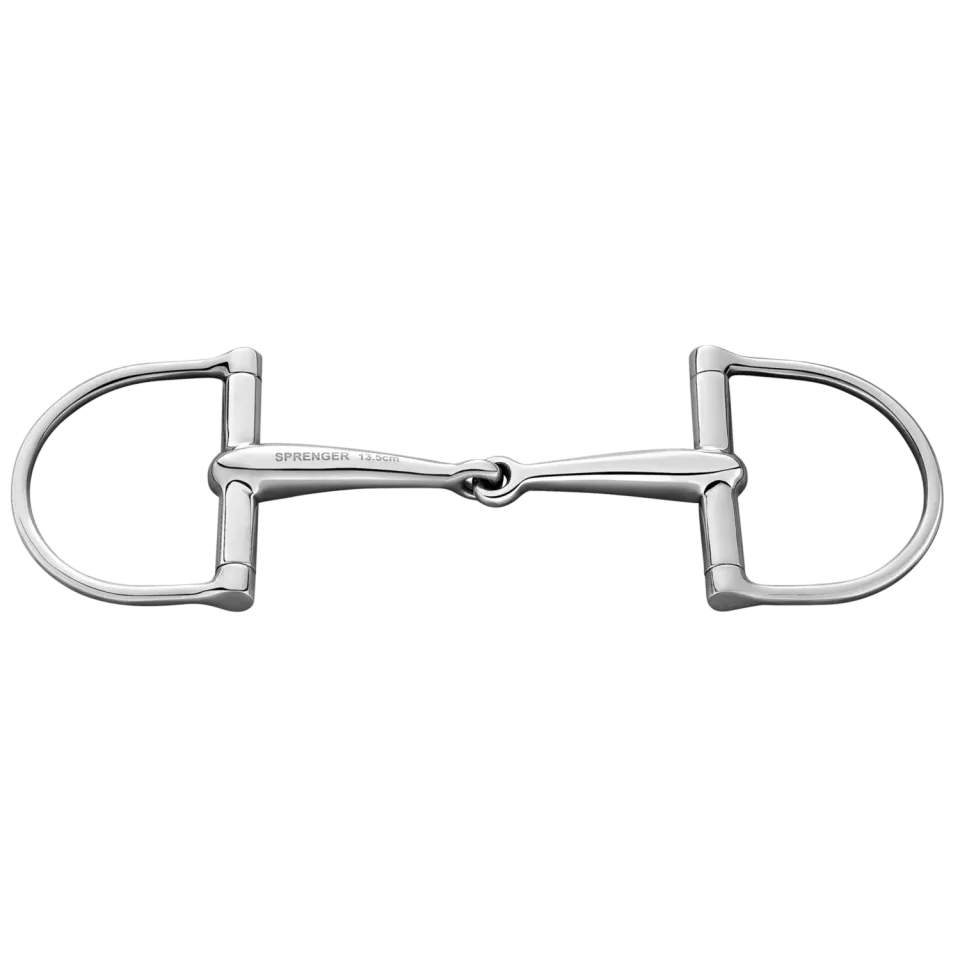 HS Sprenger D-ring bit enkel gebroken 16 mm 135 mm