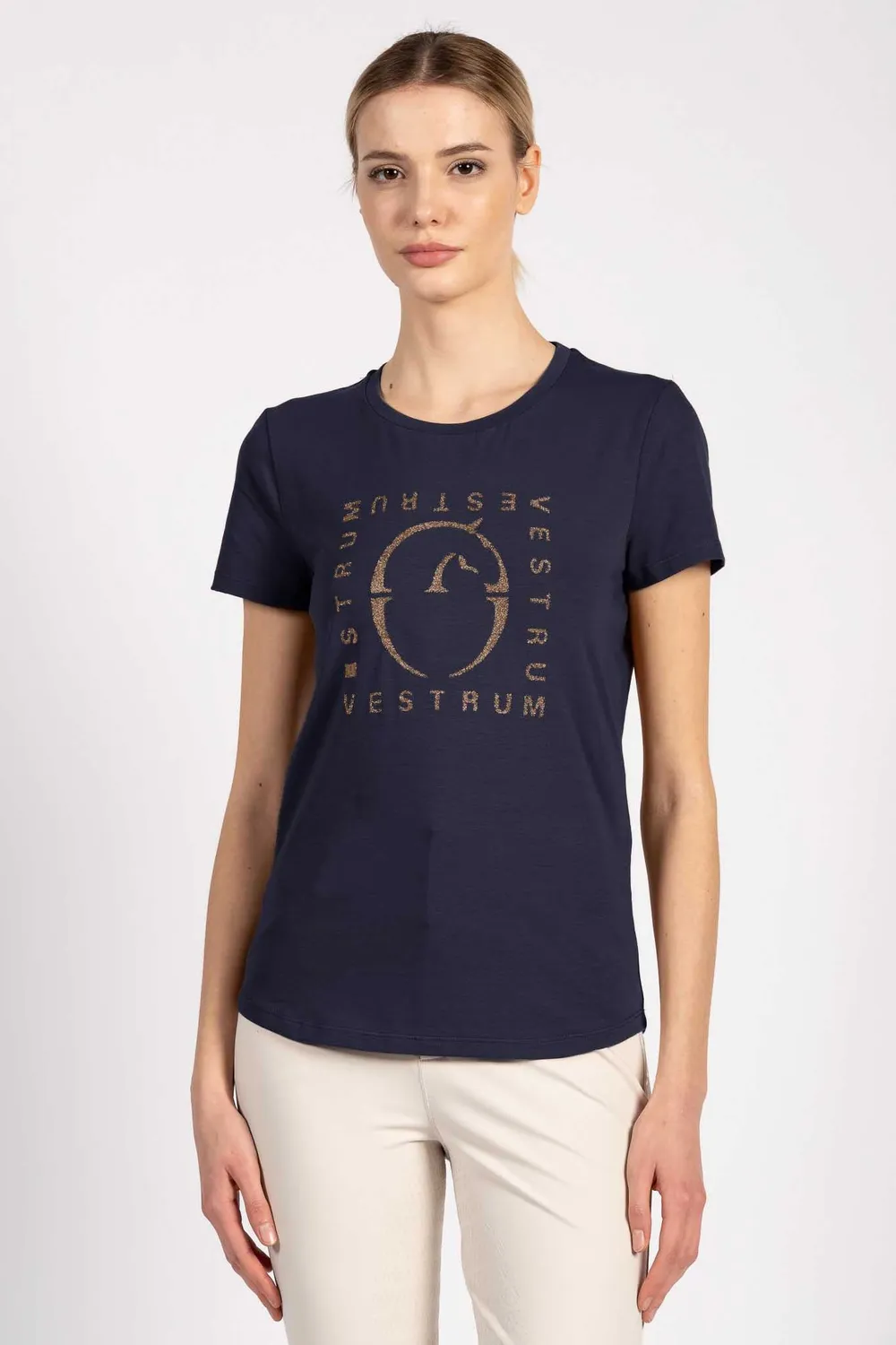 Vestrum Naeba T-shirt dames dusty pink katoen
