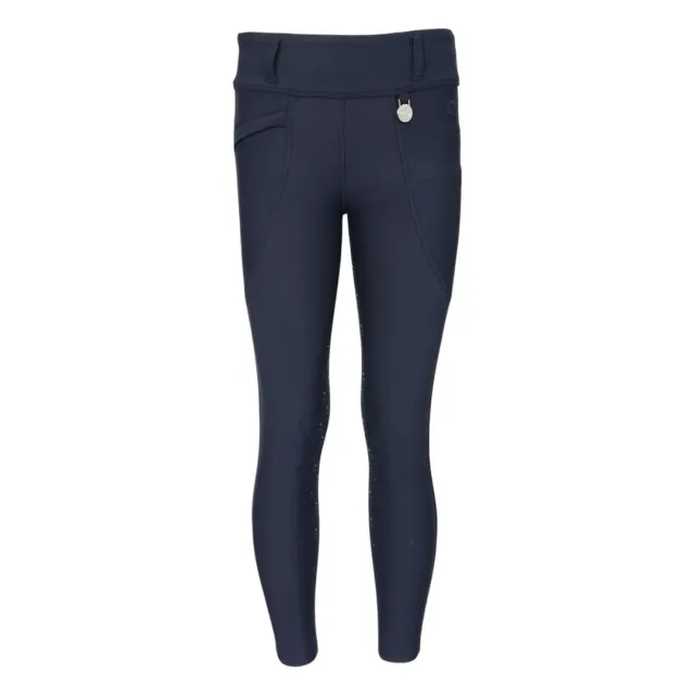 Dapplebay Essential winter rijtights kind navy full seat