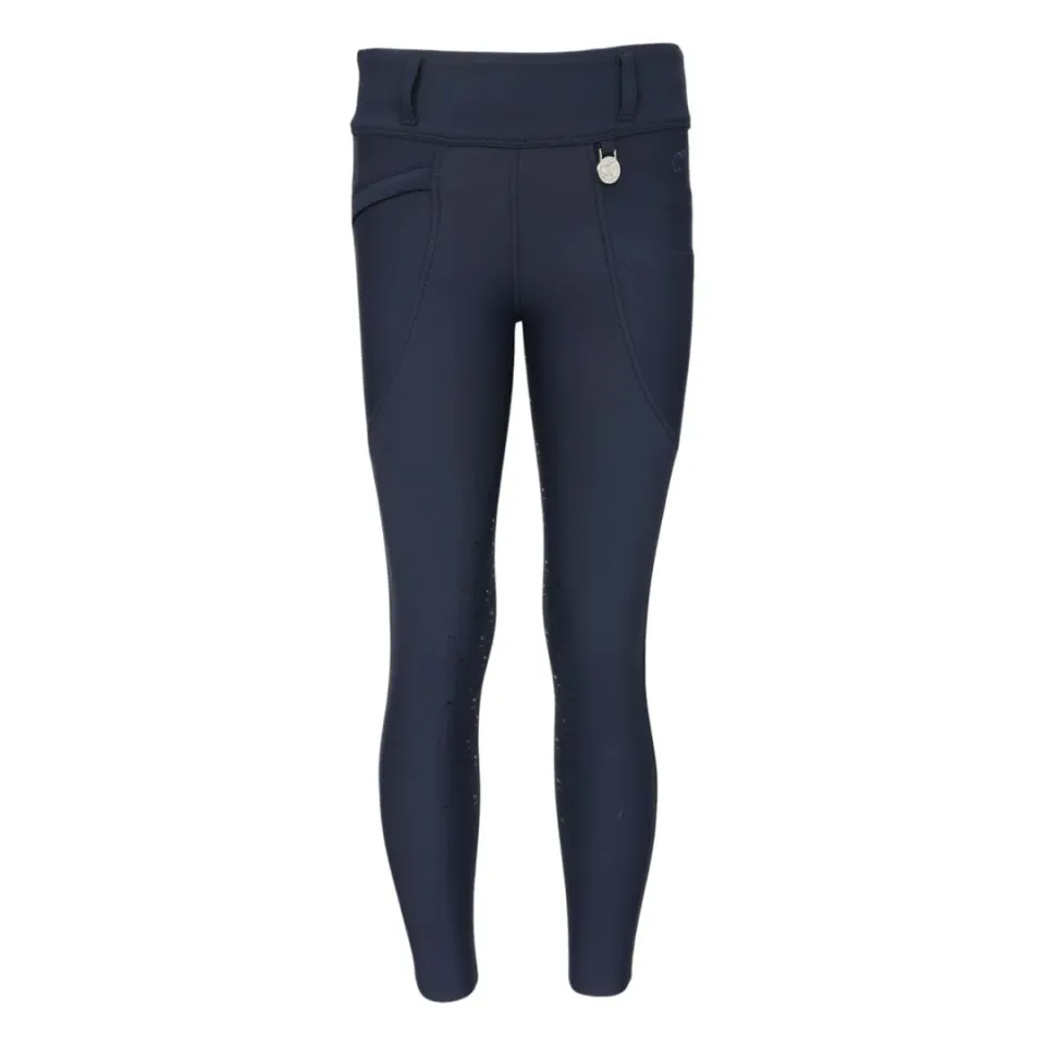 Dapplebay Essential winter rijtights kind navy full seat