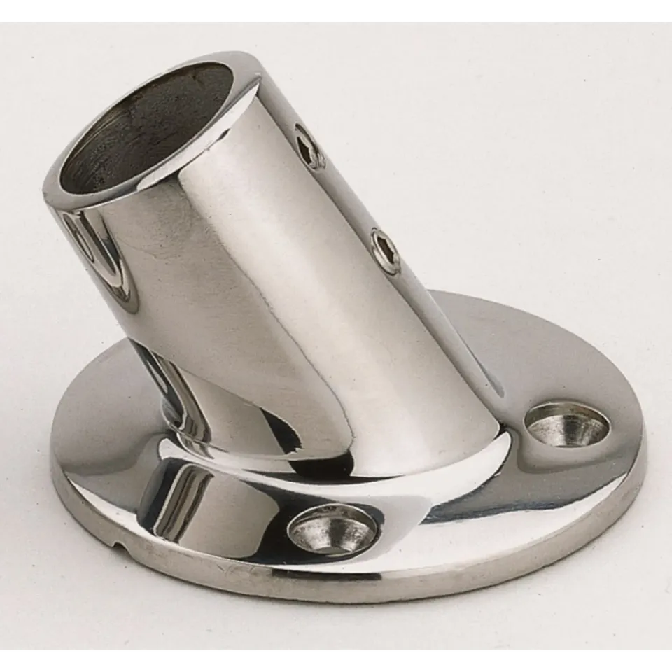HS Sprenger 60° relingvoet rvs 22 mm roestvast