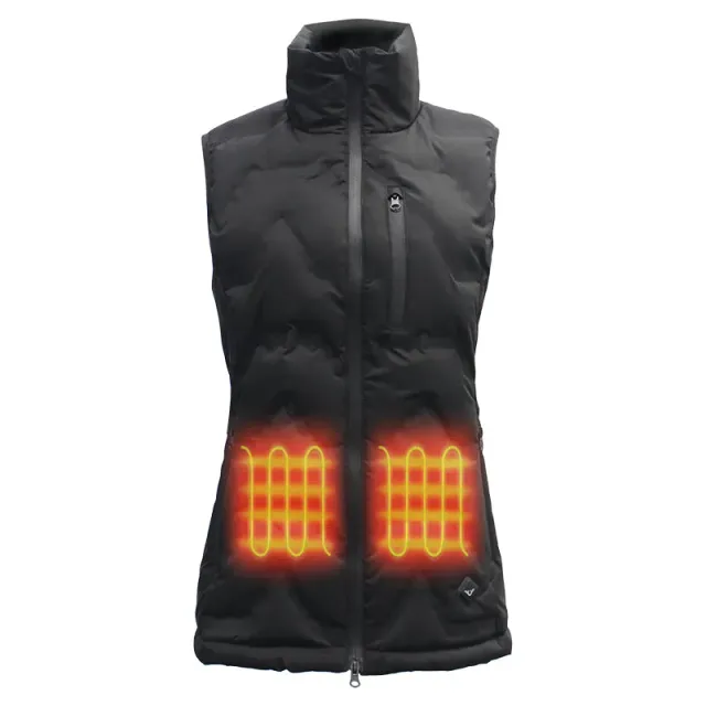 TuffRider Heated Riding Vest verwarmde bodywarmer zwart 5 zones