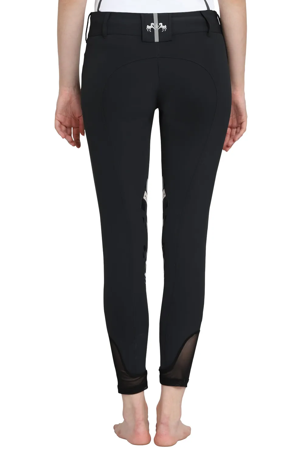 Equine Couture Ibiza knie rijbroek zwart dames siliconen
