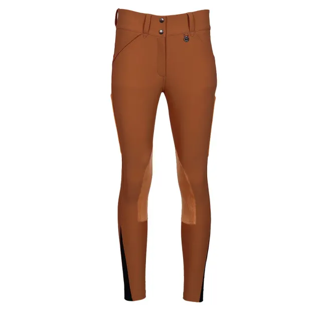 Dapplebay Sport Suede Knee Patch rijbroek roest