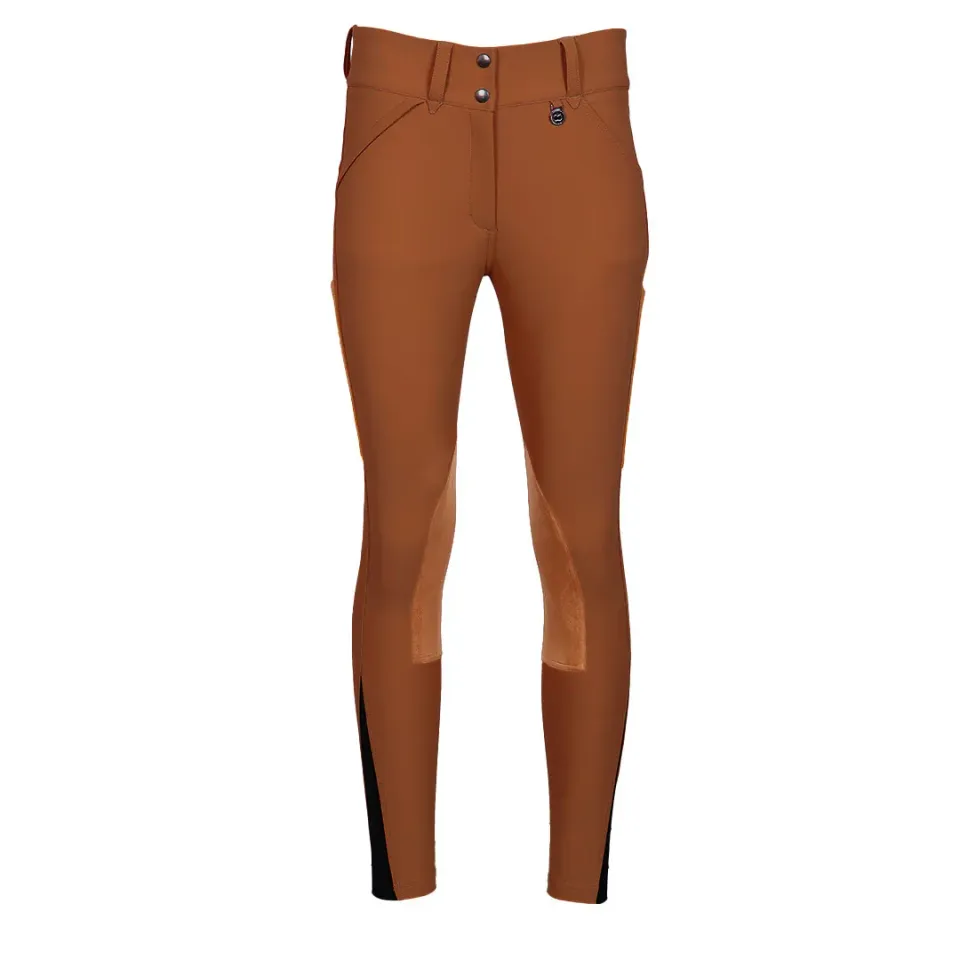Dapplebay Sport Suede Knee Patch rijbroek roest