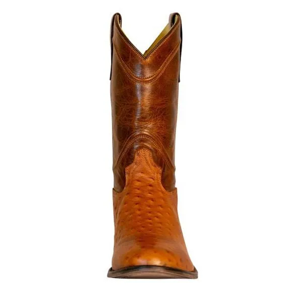 TuffRider Norris westernlaarzen heren leerprint tan