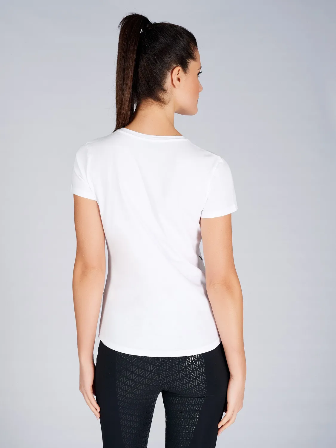 Vestrum Cecina t-shirt dames katoen met strasslogo