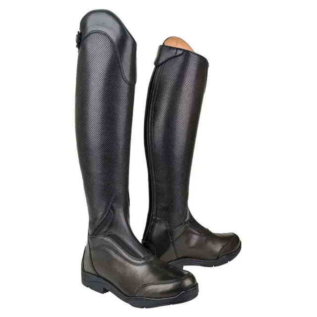 TuffRider Double Clear Sport rijlaarzen zwart leer dames