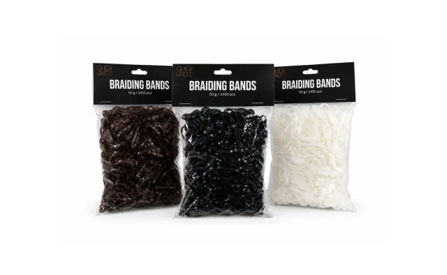 Quick Knot Braiding Bands vlechtelastiekjes zwart
