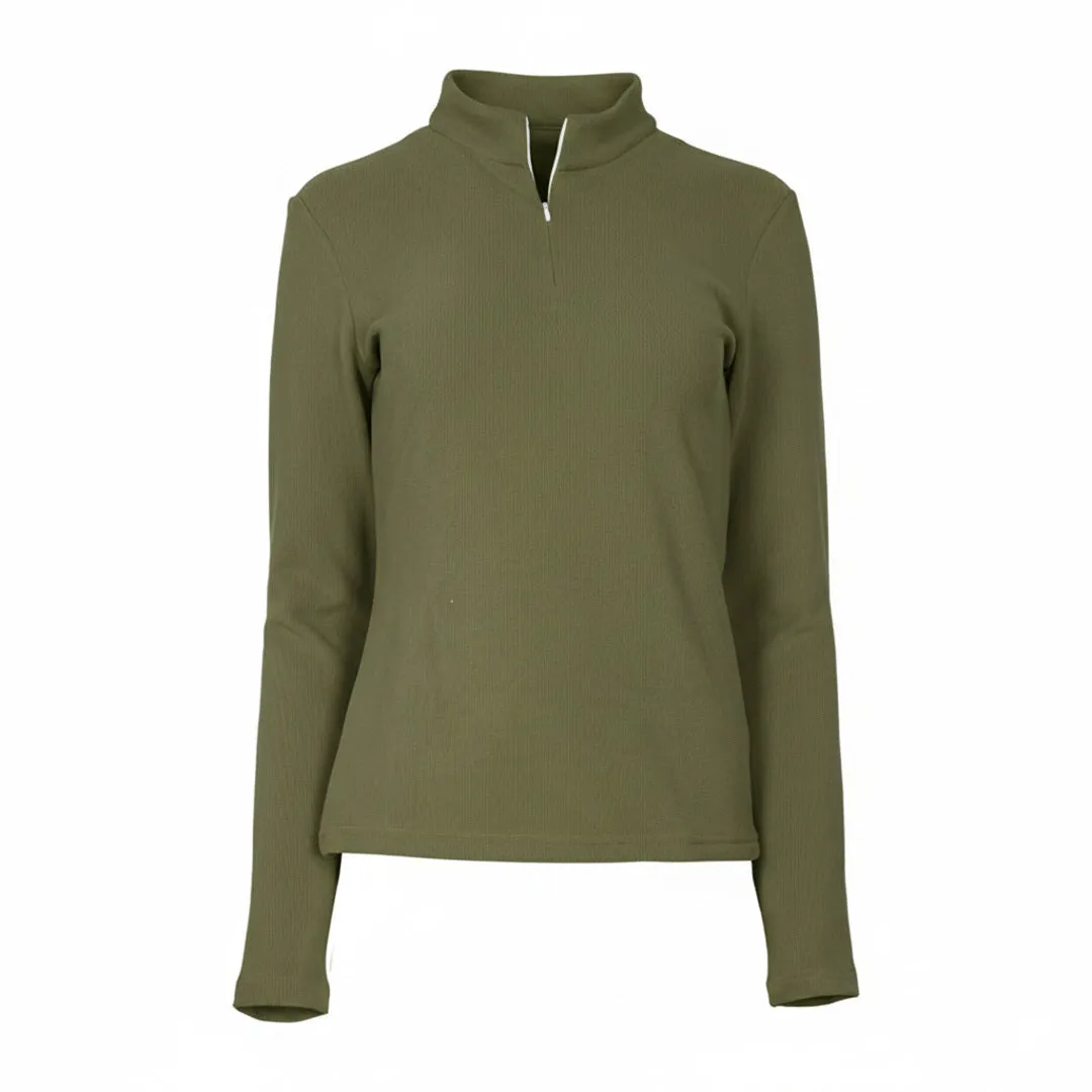 Equine Couture fleece rijshirt lange mouw halfzip 3 kleuren
