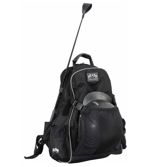 Equine Couture Pro Backpack rugzak zwart waterafstotend