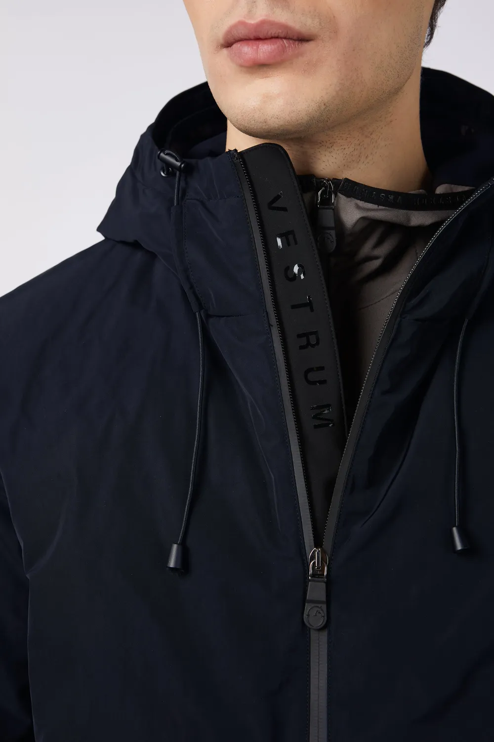 Vestrum Amburgo winterjas heren navy winddicht