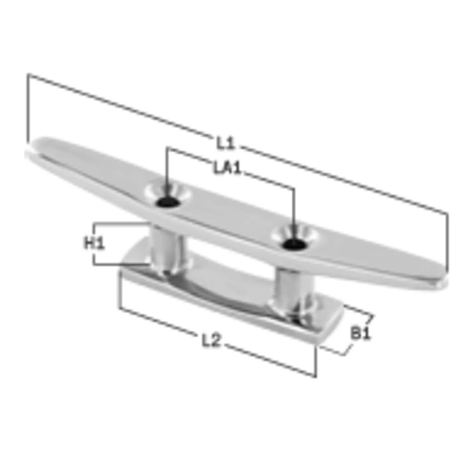 HS Sprenger Belegkikker 2-gaats RVS 150 mm