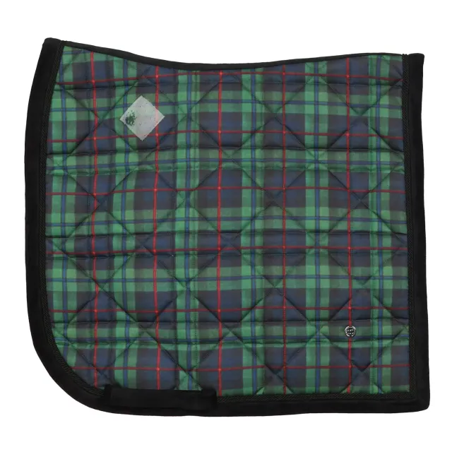 Dapplebay Holiday Plaid dressuurdek groen Full ruit