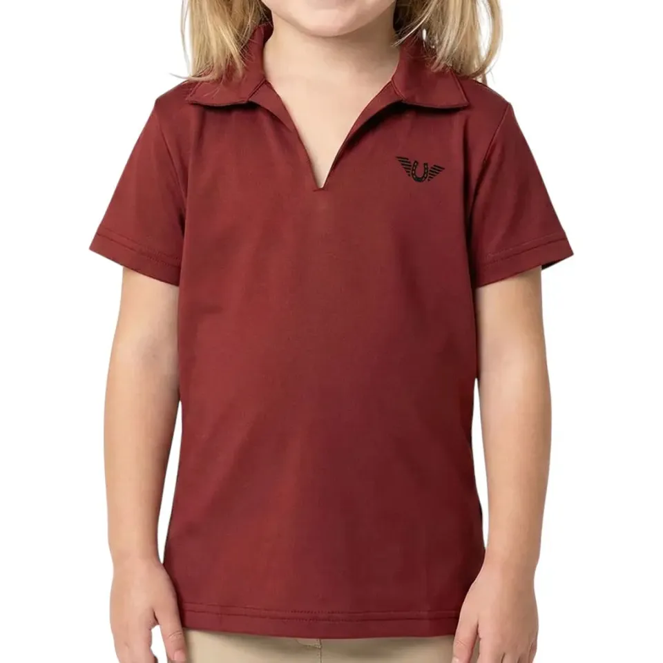 TuffRider Taylor kinder polo Navy S UV-werend