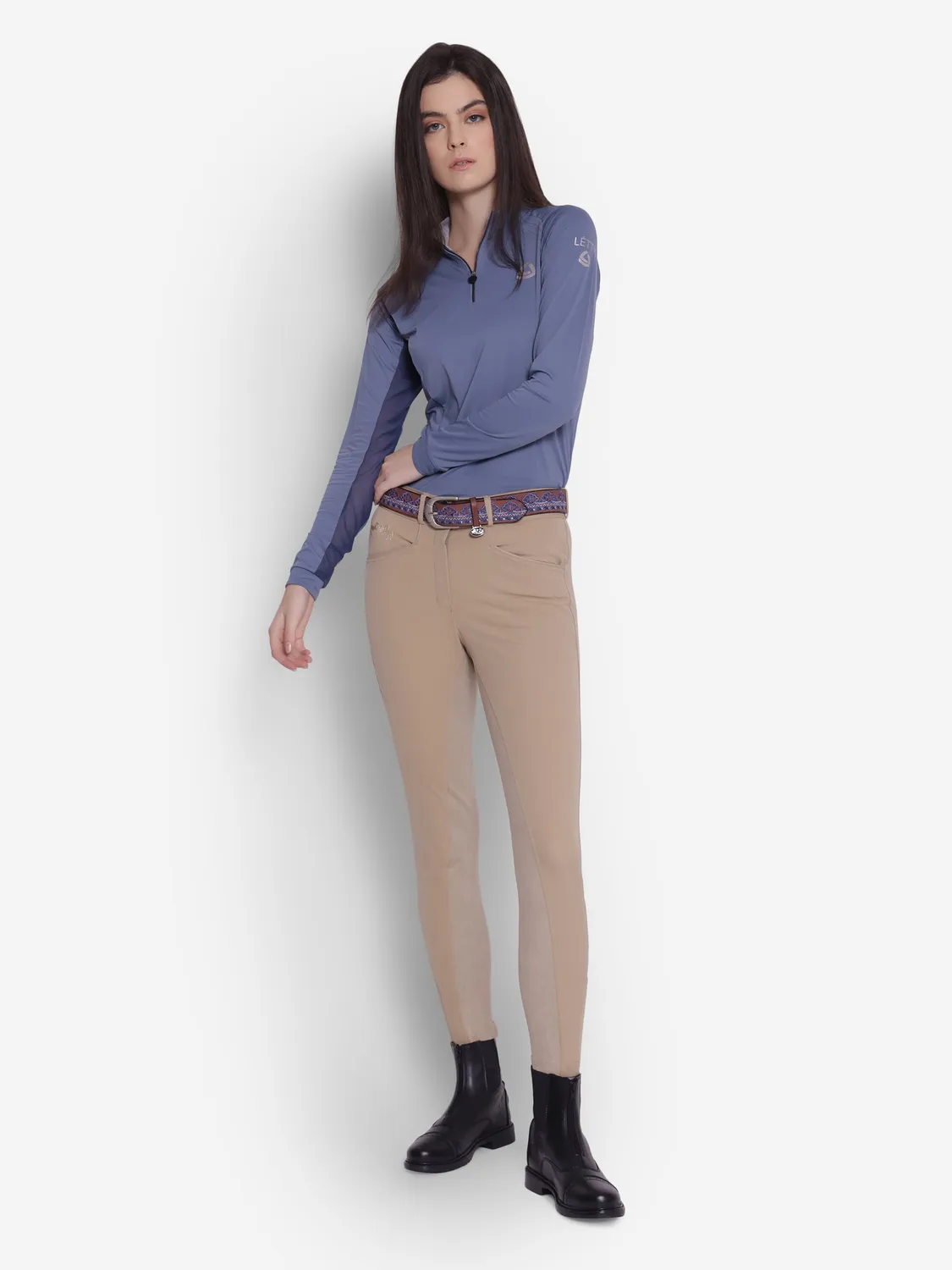 Lettia EquiFine zonneshirt dames lange mouw UPF50+