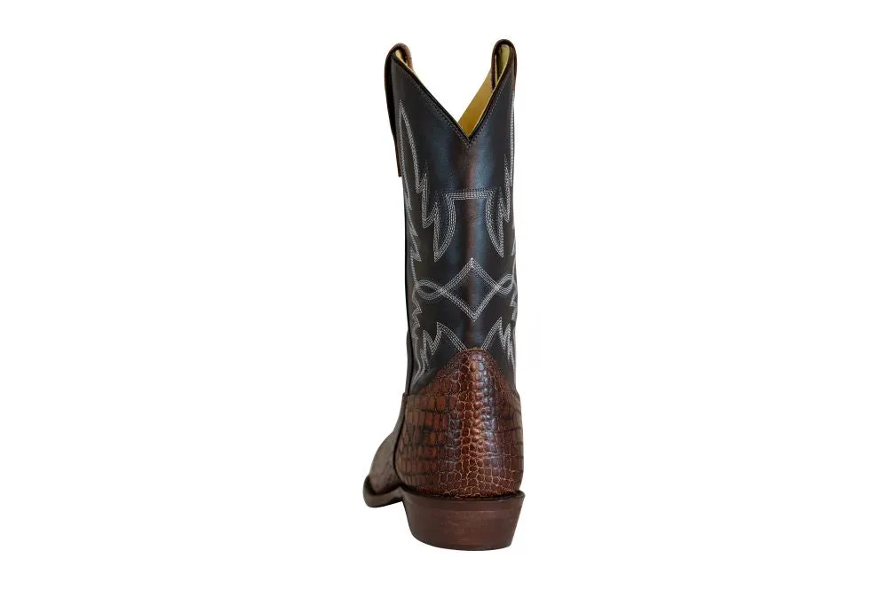 TuffRider Grant western laarzen bruin leer square toe