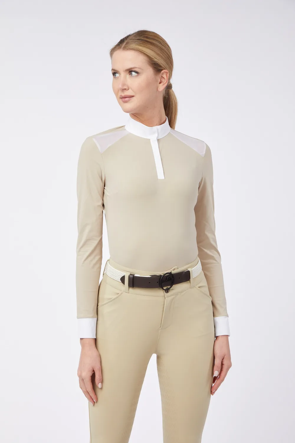Vestrum Moers wedstrijd blouse dames mesh popeline