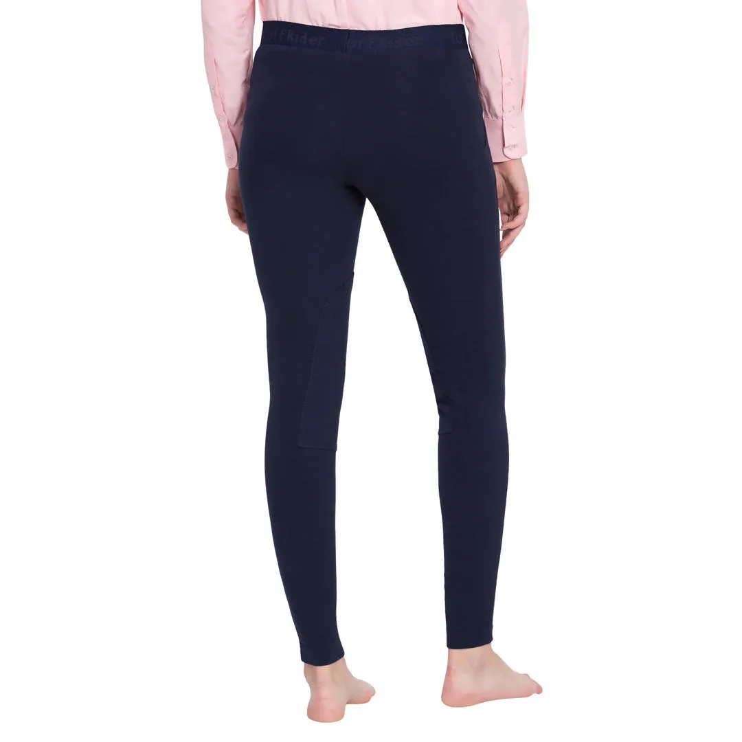 TuffRider Cotton Schoolers Rijlegging Zwart Katoen
