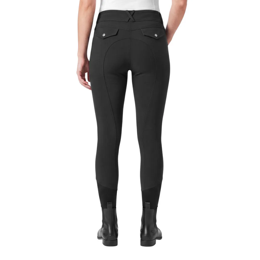 Equine Couture Dalton Tech Nova rijbroek kniepads charcoal