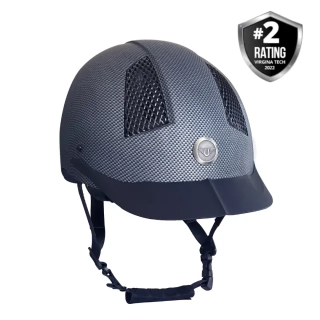 TuffRider Starter Carbon cap zwart S ventilatie