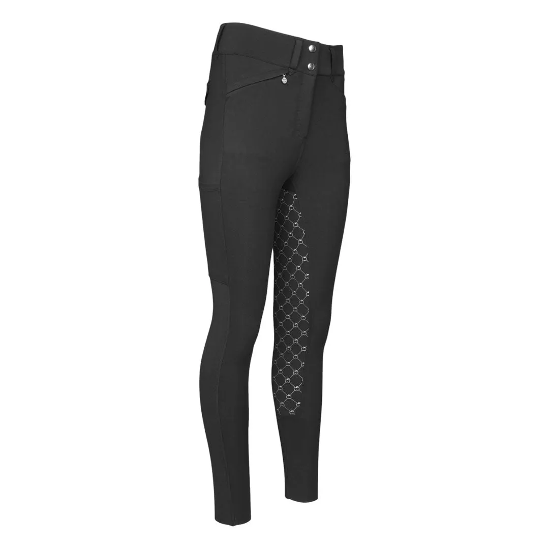 Dapplebay Compression rijbroek full seat zwart XXS