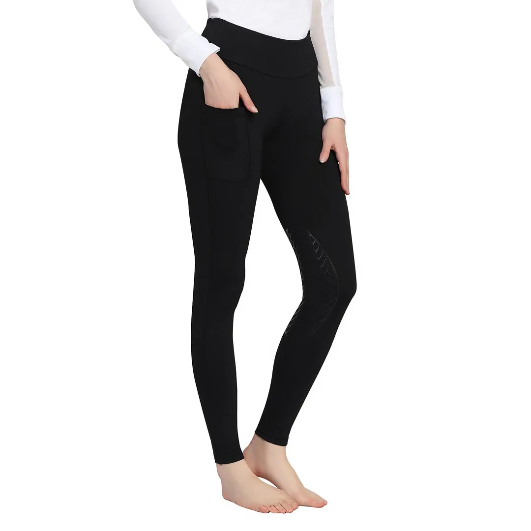 TuffRider Bootie rijlegging dames zwart met zak