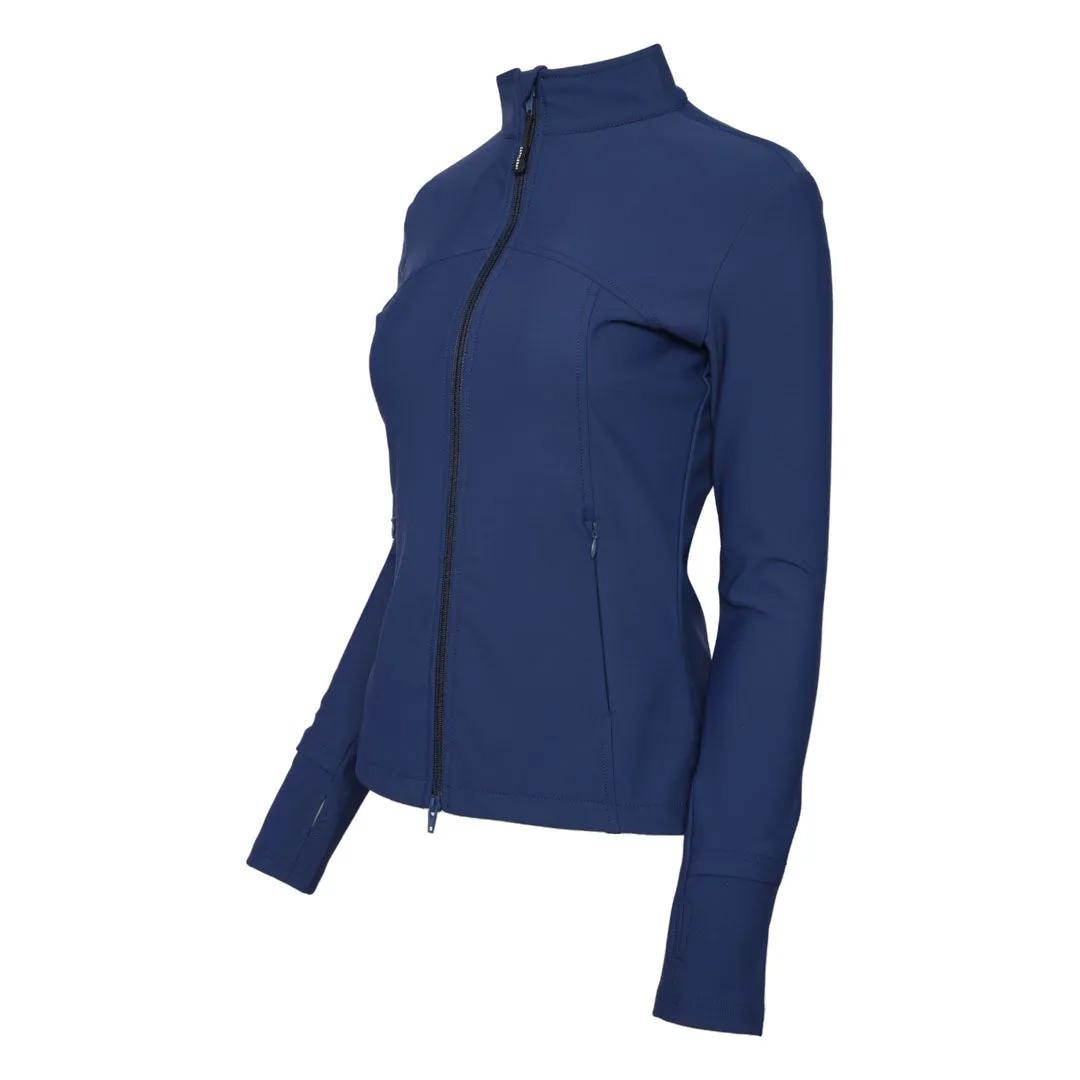 Dapplebay Sport Fit Jacket rijjas navy compressie duimgat