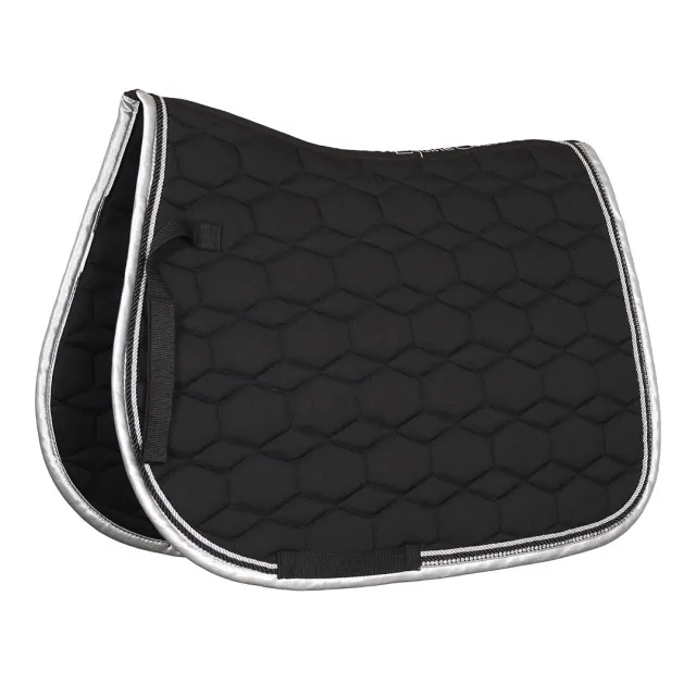 Equine Couture Elegance Rhinestone zadeldek zwart kristal