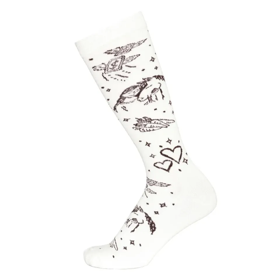 Dapplebay Equestrian Tarot rijsokken off white
