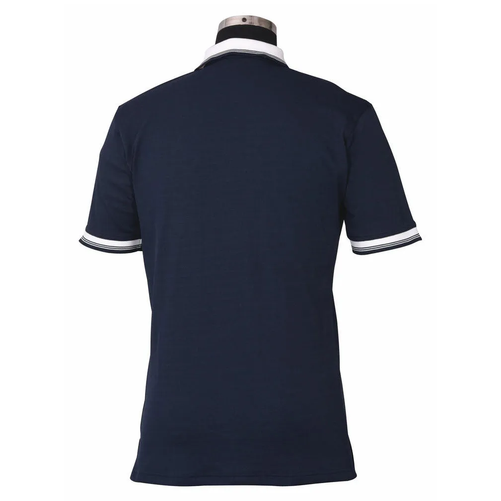 TuffRider Mark Polo poloshirt heren navy korte mouw