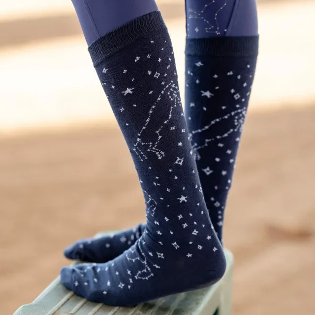 Dapplebay Knit rijsokken Constellation Navy one size