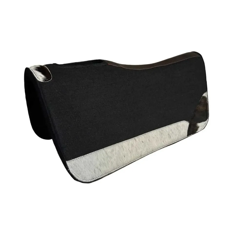 TuffRider Modulus western zadelpad zwart 32x32 vilt