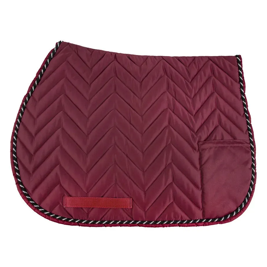 Equine Couture Cindy Pocket zadeldek grijs telefoonvak