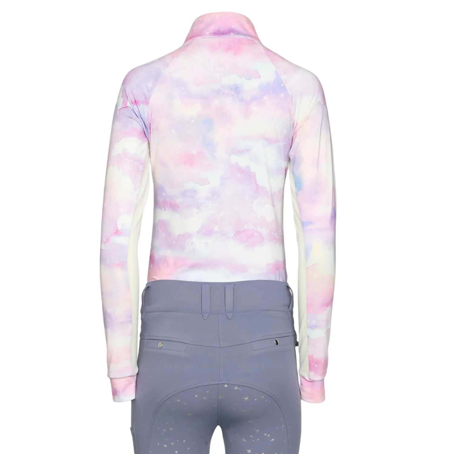 Dapplebay Lavender Haze 1/4 Zip rijshirt lavendel zonbescherming