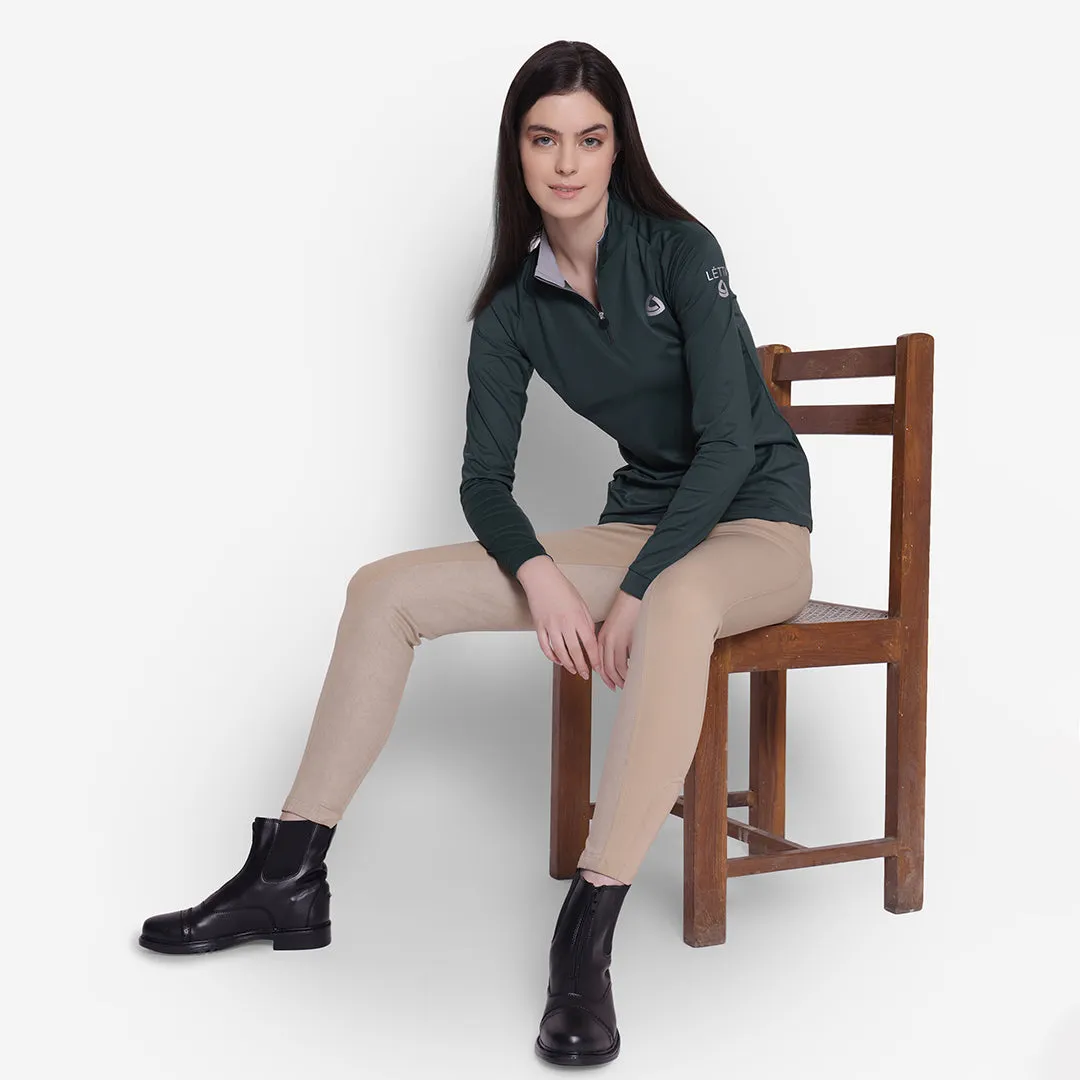 Lettia EquiFine zonneshirt dames lange mouw UPF50+