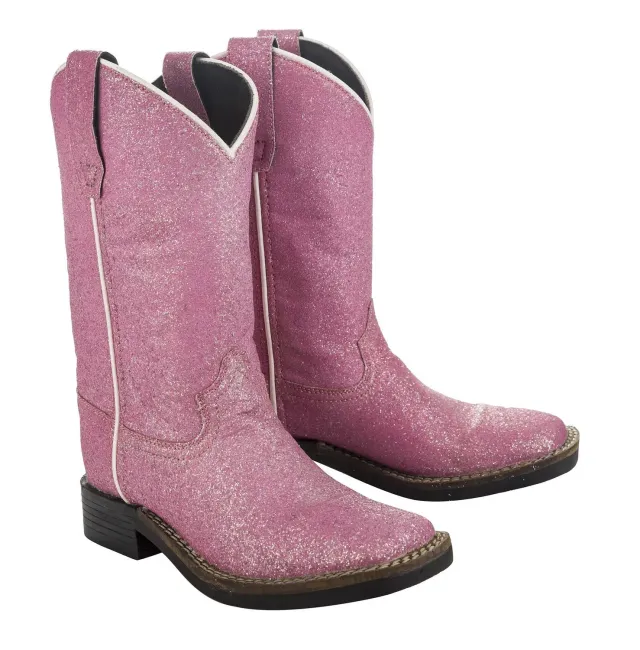 TuffRider Youth Pink Glitter westernlaars roze glitter