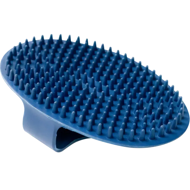 Herm Sprenger Striegel 5713200076 hondenroskam blauw 150x100 mm