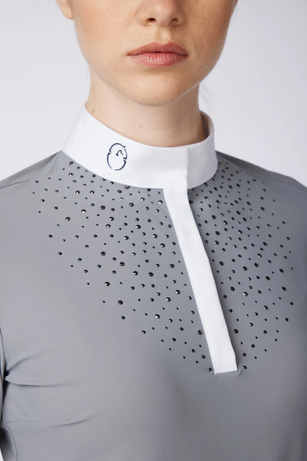 Vestrum Asuncion wedstrijdshirt dames wit strass