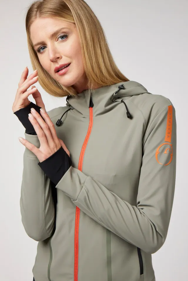 Vestrum Sanremo softshell dames capuchon waterafstotend