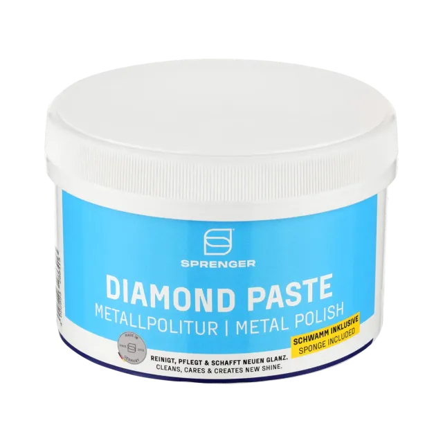 HS Sprenger Diamond Paste metaalpoets 500 g met spons voedselveilig